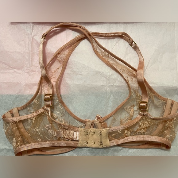 Agent Provocateur Cate Set, Bra+Brief Set, 34D+AP4 (US8) | Nude - Picture 5 of 11